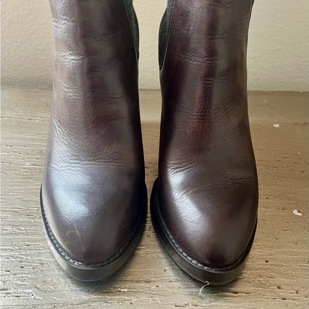 Brunello Cucinelli Leather Boots - 37.5 - Picture 10 of 11
